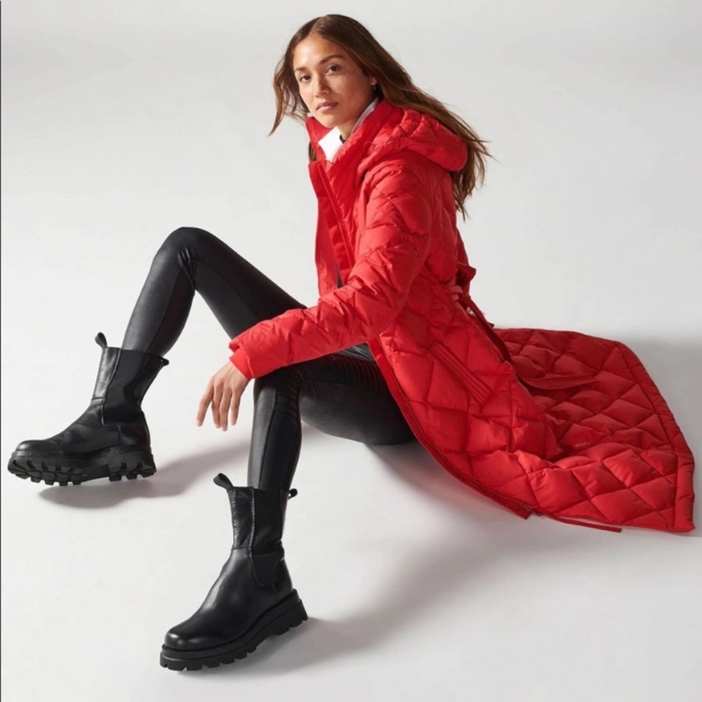 Athleta Red Puffer Jacket